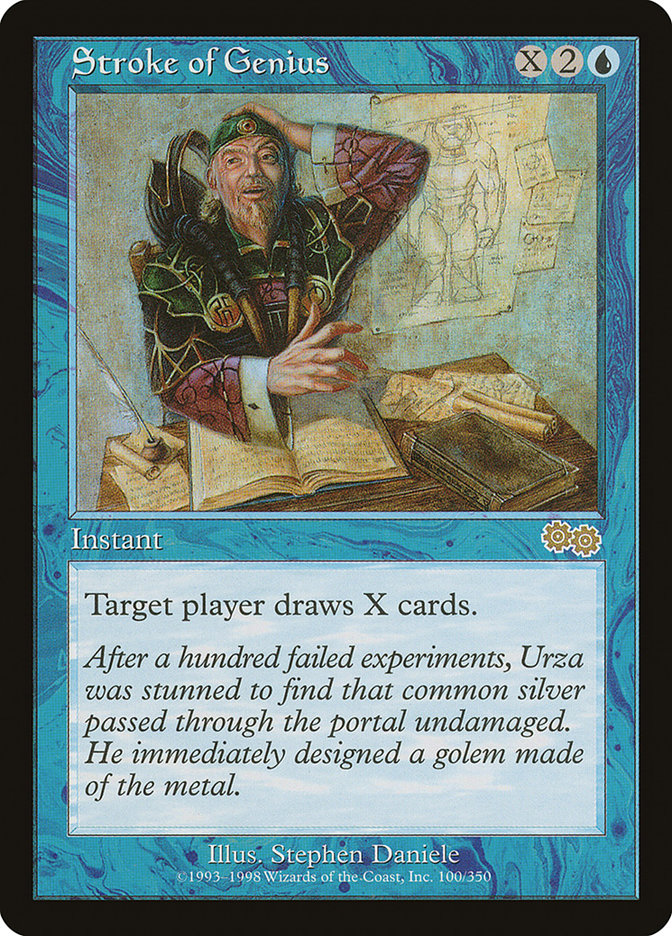 Stroke of Genius [Urza's Saga] | Galaxy Games LLC