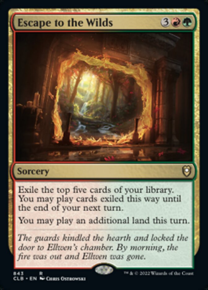 Escape to the Wilds [Commander Legends: Battle for Baldur's Gate] | Galaxy Games LLC