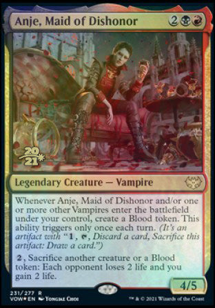 Anje, Maid of Dishonor [Innistrad: Crimson Vow Prerelease Promos] | Galaxy Games LLC