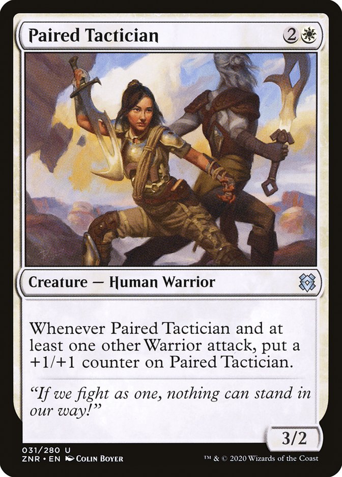 Paired Tactician [Zendikar Rising] | Galaxy Games LLC