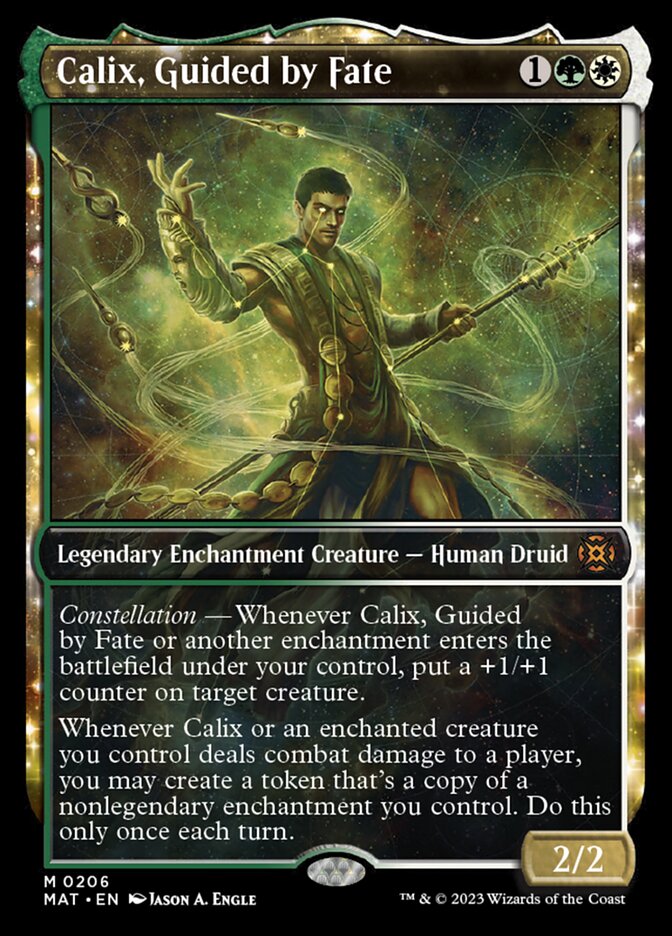 Calix, Guided by Fate (Showcase Halo Foil) [March of the Machine: The Aftermath] | Galaxy Games LLC