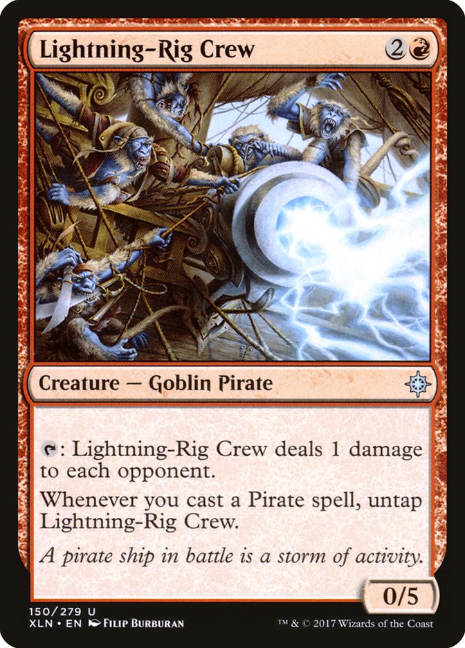 Lightning-Rig Crew [Ixalan] | Galaxy Games LLC