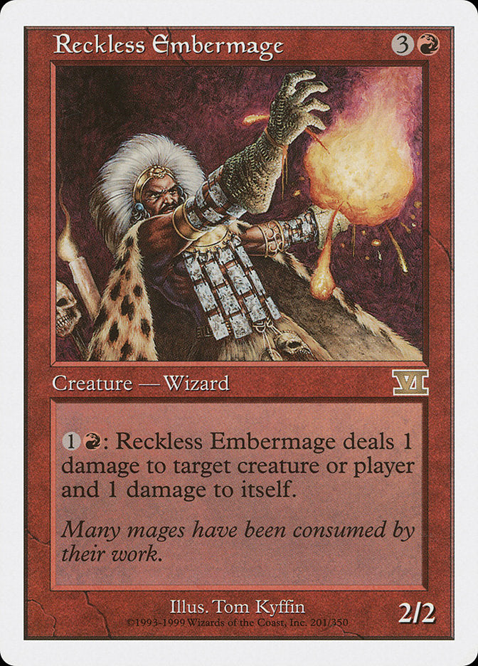 Reckless Embermage [Classic Sixth Edition] | Galaxy Games LLC