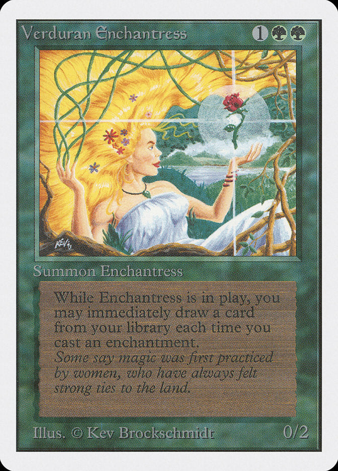 Verduran Enchantress [Unlimited Edition] | Galaxy Games LLC