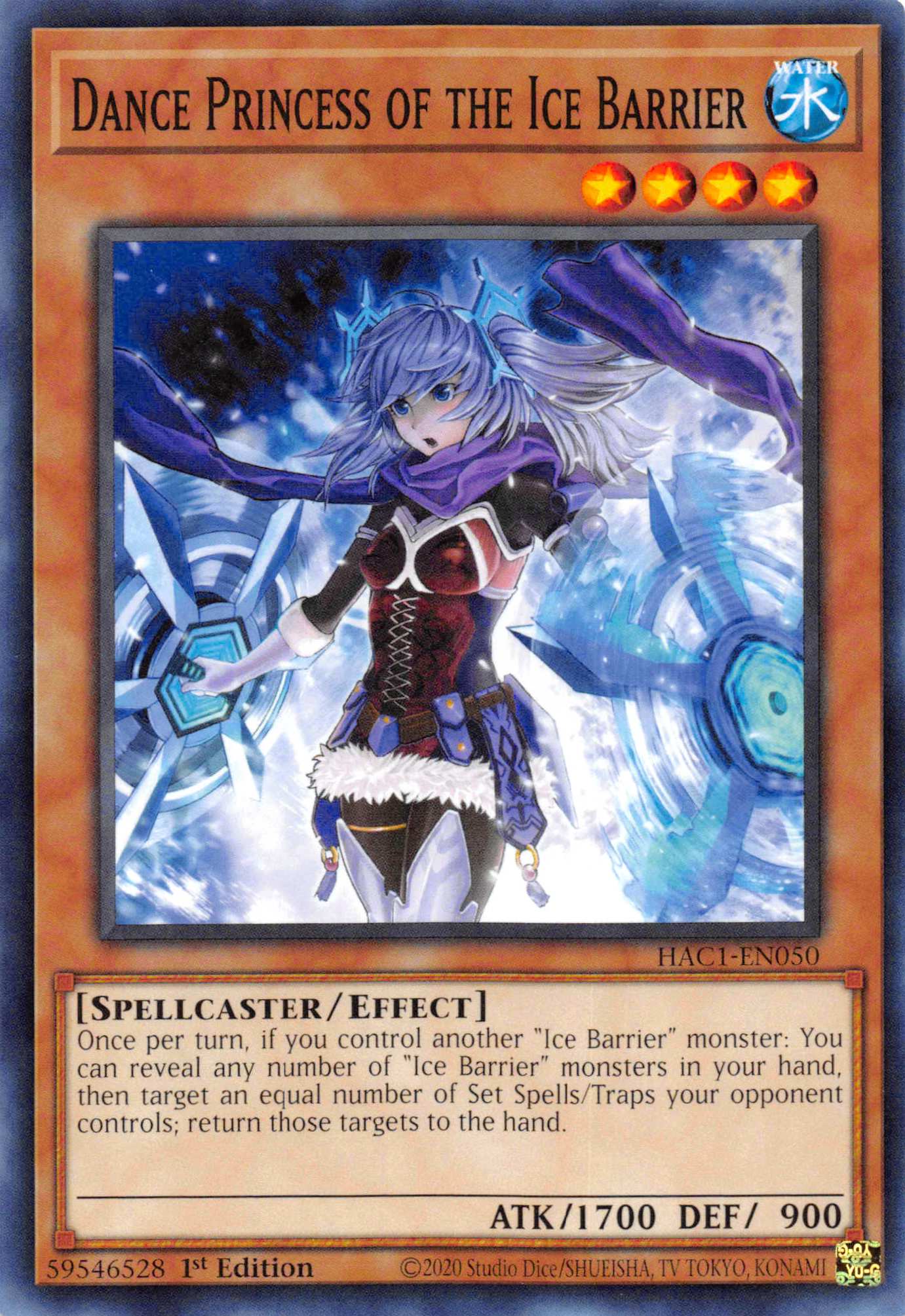 Dance Princess of the Ice Barrier [HAC1-EN050] Common | Galaxy Games LLC