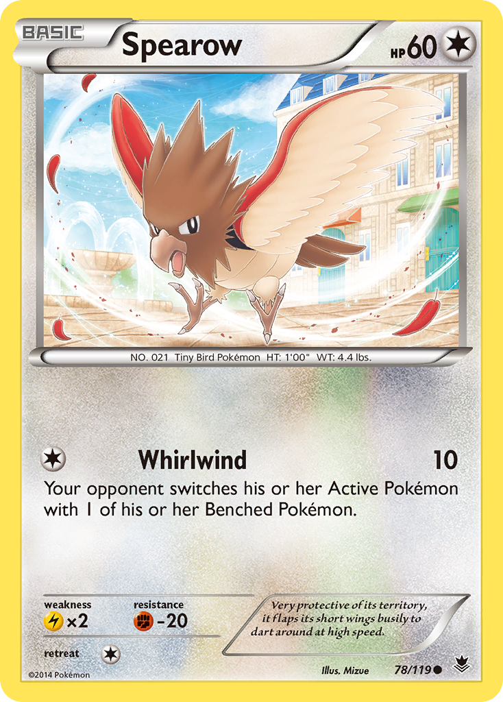 Spearow (78/119) [XY: Phantom Forces] | Galaxy Games LLC