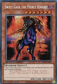 Swift Gaia the Fierce Knight (Secret) [SBCB-EN005] Secret Rare | Galaxy Games LLC