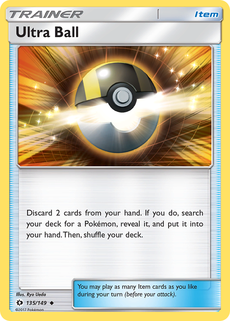 Ultra Ball (135/149) [Sun & Moon: Base Set] | Galaxy Games LLC