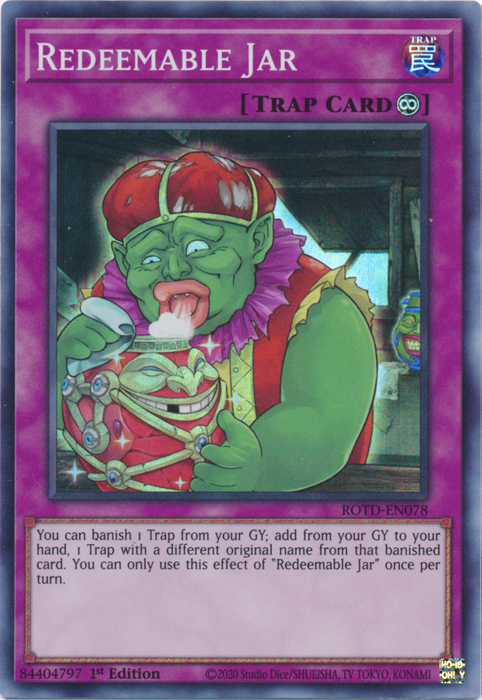 Redeemable Jar [ROTD-EN078] Super Rare | Galaxy Games LLC