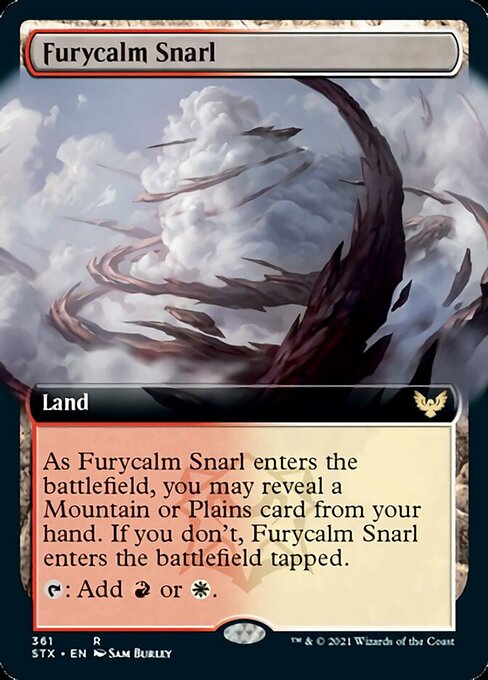 Furycalm Snarl (Extended Art) [Strixhaven: School of Mages] | Galaxy Games LLC