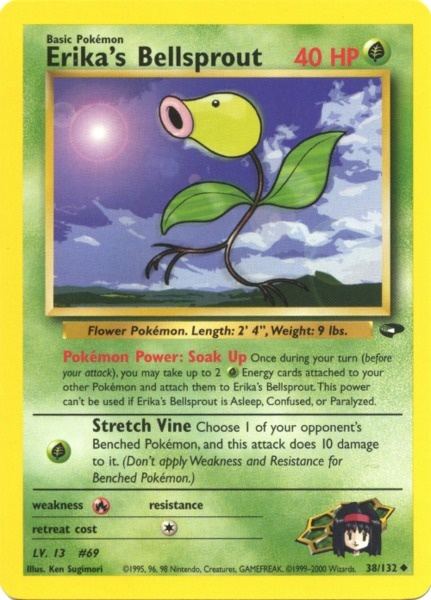 Erika's Bellsprout (38/132) [Gym Challenge Unlimited] | Galaxy Games LLC