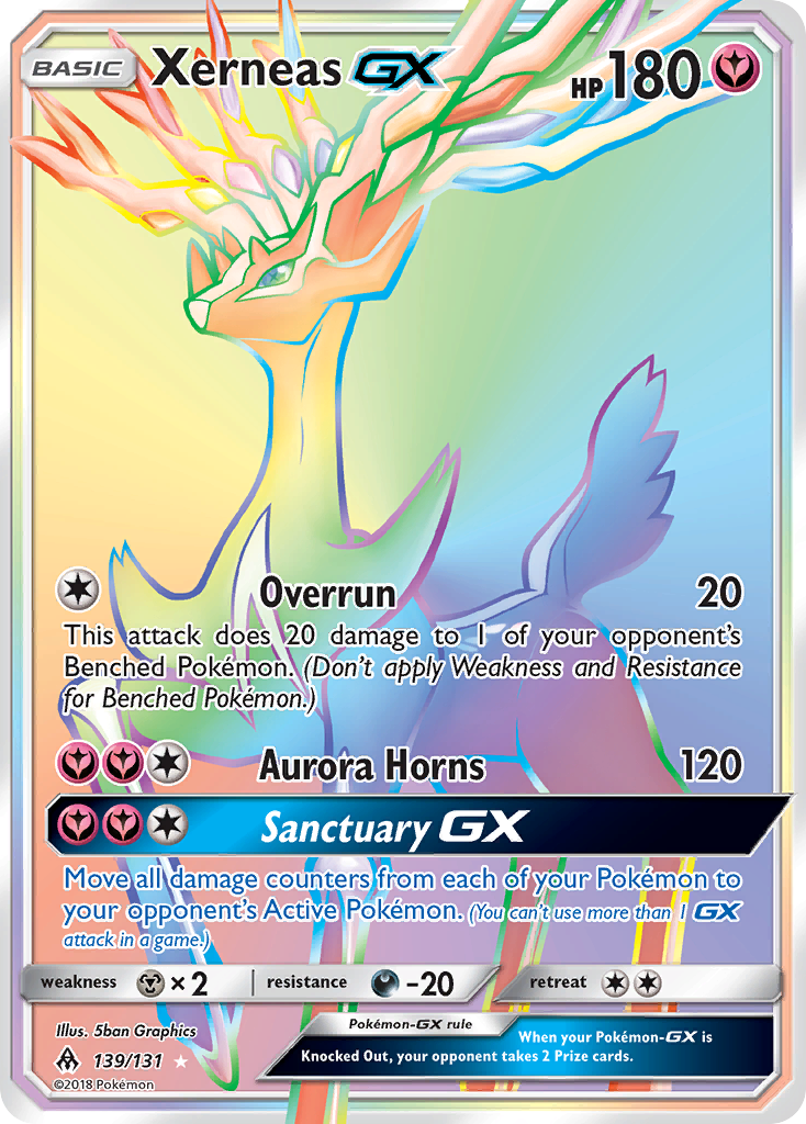 Xerneas GX (139/131) [Sun & Moon: Forbidden Light] | Galaxy Games LLC