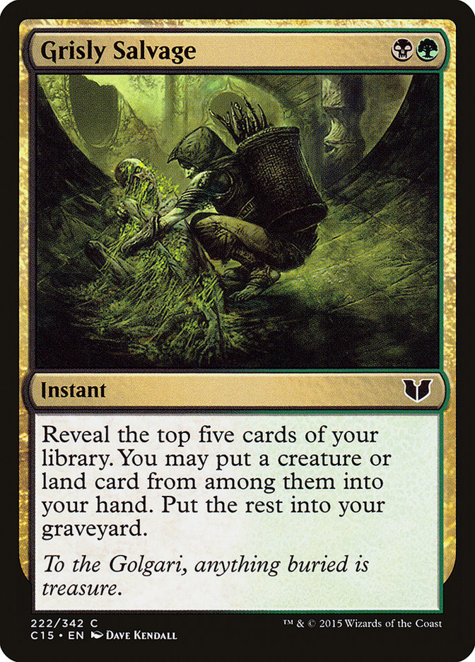 Grisly Salvage [Commander 2015] | Galaxy Games LLC