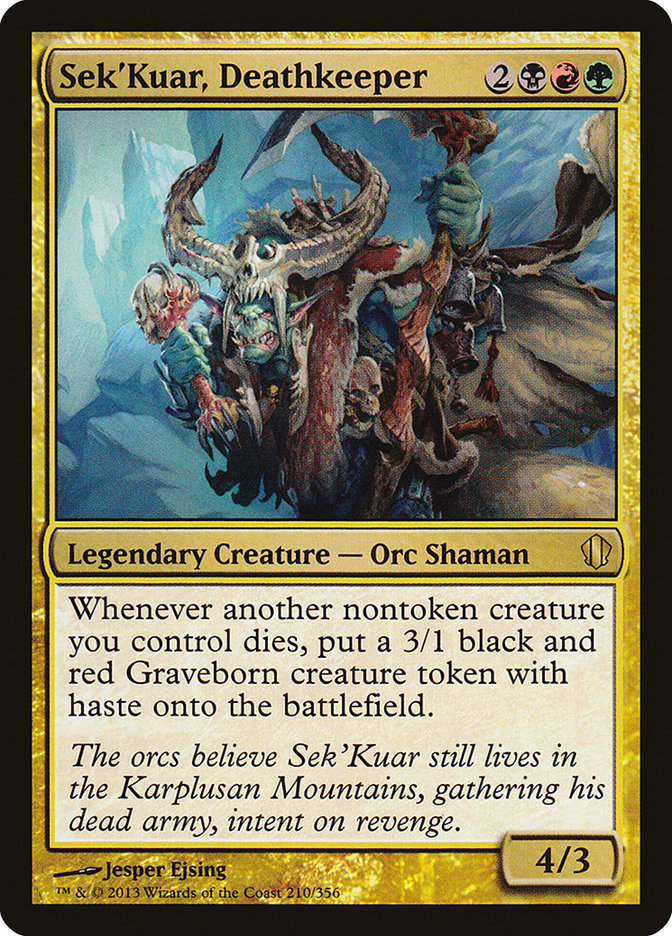 Sek'Kuar, Deathkeeper [Commander 2013] | Galaxy Games LLC