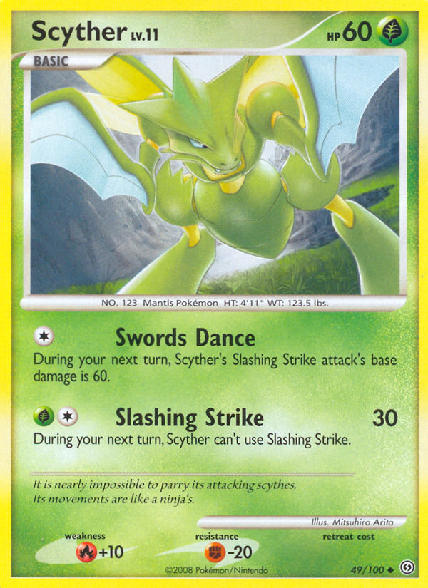 Scyther (49/100) [Diamond & Pearl: Stormfront] | Galaxy Games LLC