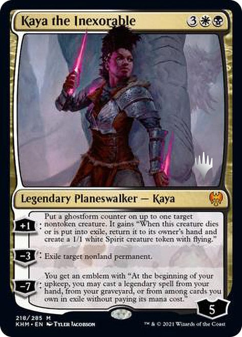 Kaya the Inexorable (Promo Pack) [Kaldheim Promos] | Galaxy Games LLC