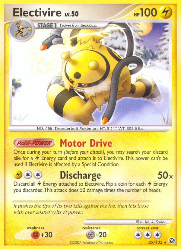 Electivire (25/132) (Theme Deck Exclusive) [Diamond & Pearl: Secret Wonders] | Galaxy Games LLC