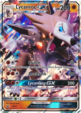 Lycanroc GX (SM14) (Jumbo Card) [Sun & Moon: Black Star Promos] | Galaxy Games LLC