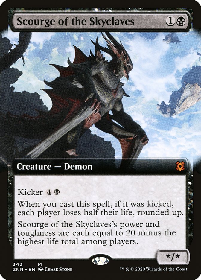 Scourge of the Skyclaves (Extended Art) [Zendikar Rising] | Galaxy Games LLC