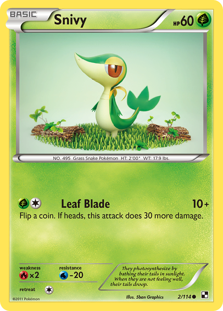 Snivy (2/114) [Black & White: Base Set] | Galaxy Games LLC