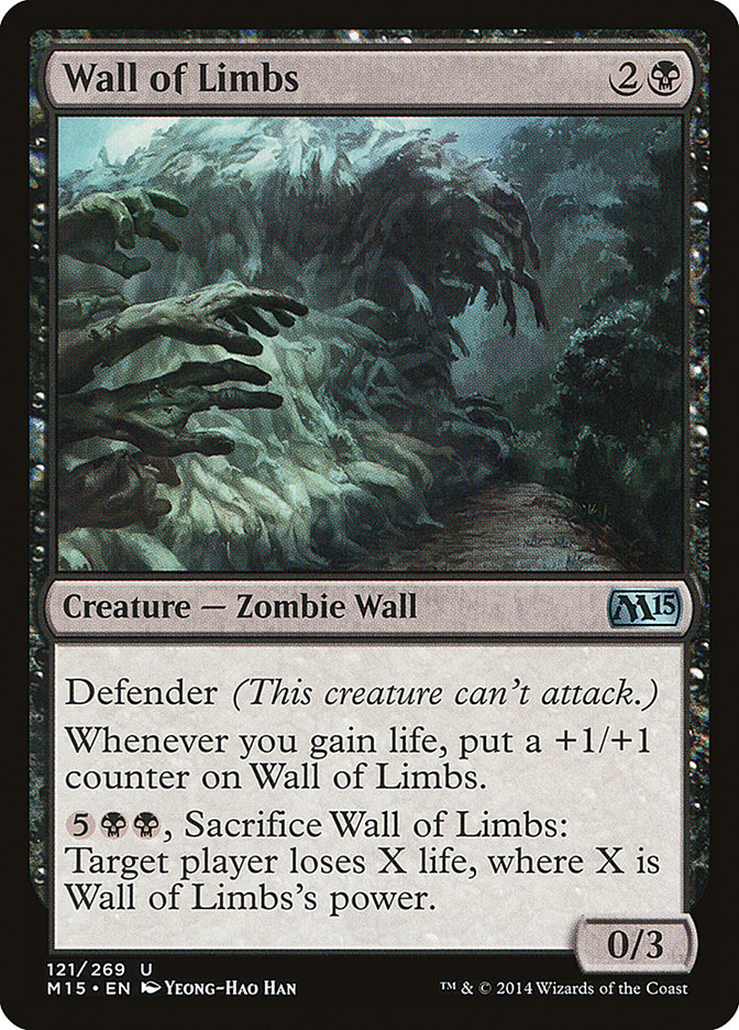 Wall of Limbs [Magic 2015] | Galaxy Games LLC