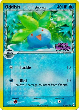 Oddish (73/110) (Delta Species) (Stamped) [EX: Holon Phantoms] | Galaxy Games LLC