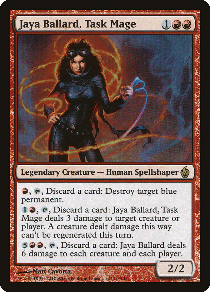 Jaya Ballard, Task Mage [Premium Deck Series: Fire and Lightning] | Galaxy Games LLC