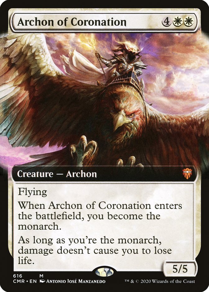 Archon of Coronation (Extended Art) [Commander Legends] | Galaxy Games LLC