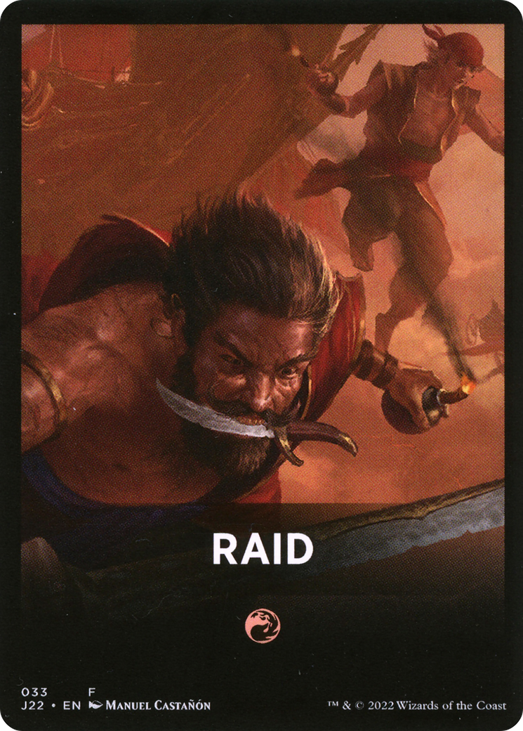 Raid Theme Card [Jumpstart 2022 Front Cards] | Galaxy Games LLC