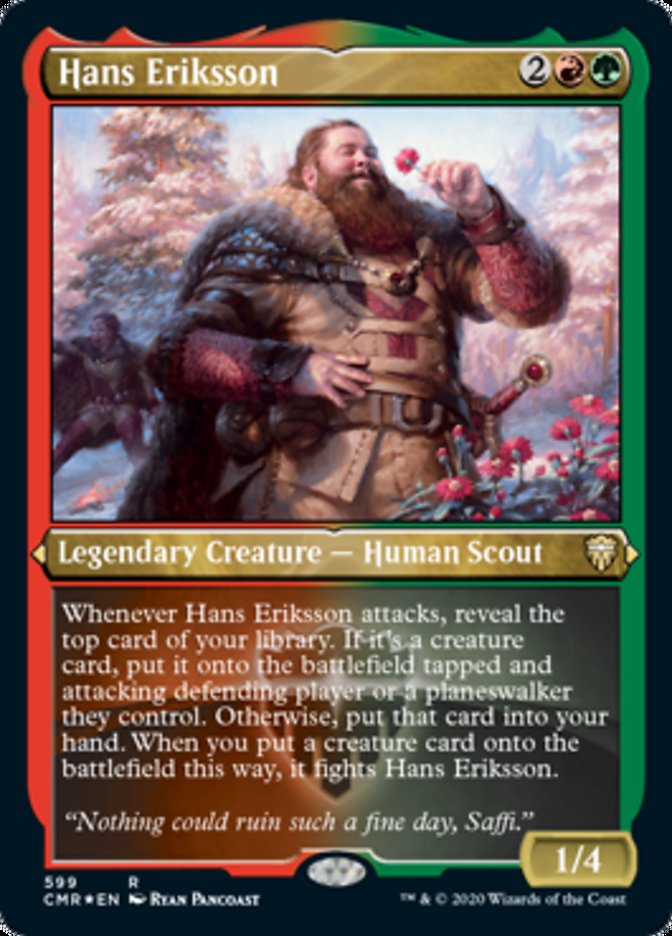 Hans Eriksson (Etched) [Commander Legends] | Galaxy Games LLC