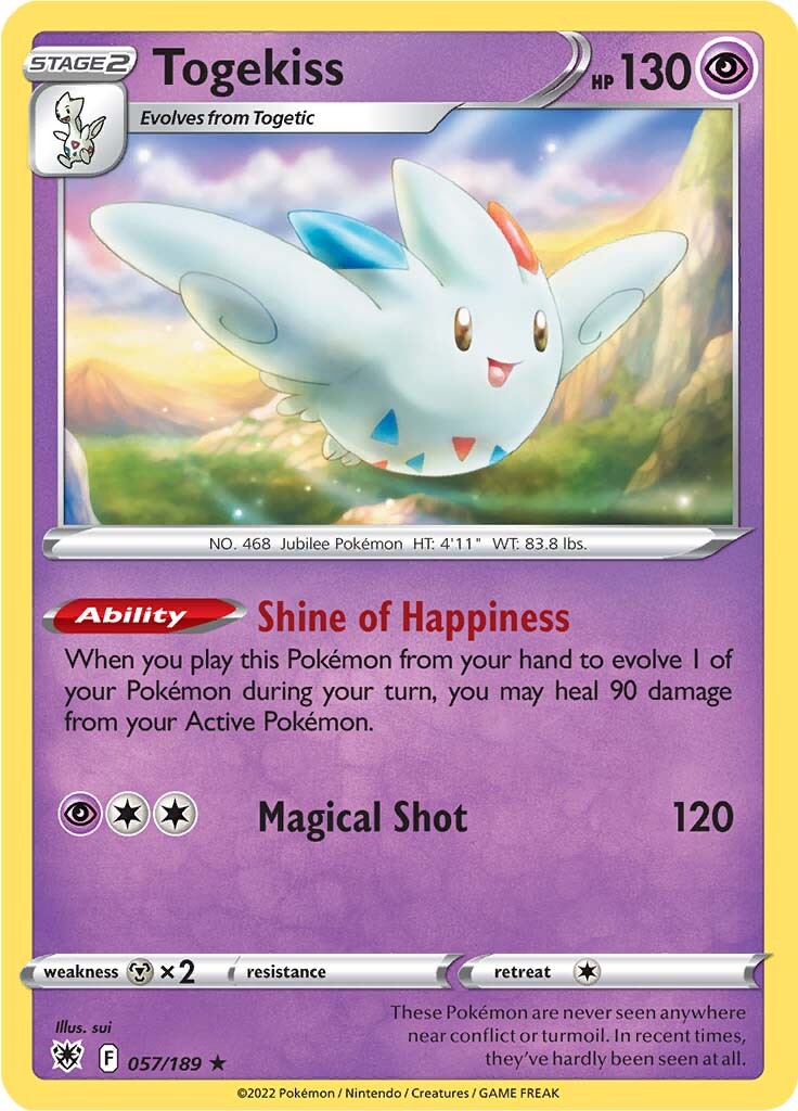 Togekiss (057/189) [Sword & Shield: Astral Radiance] | Galaxy Games LLC