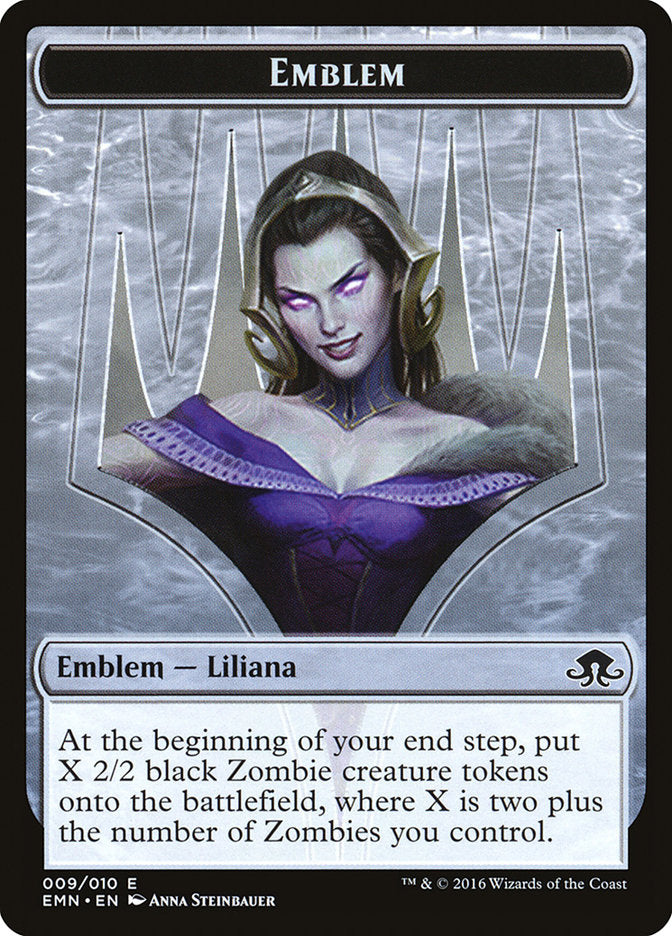 Liliana, the Last Hope Emblem [Eldritch Moon Tokens] | Galaxy Games LLC