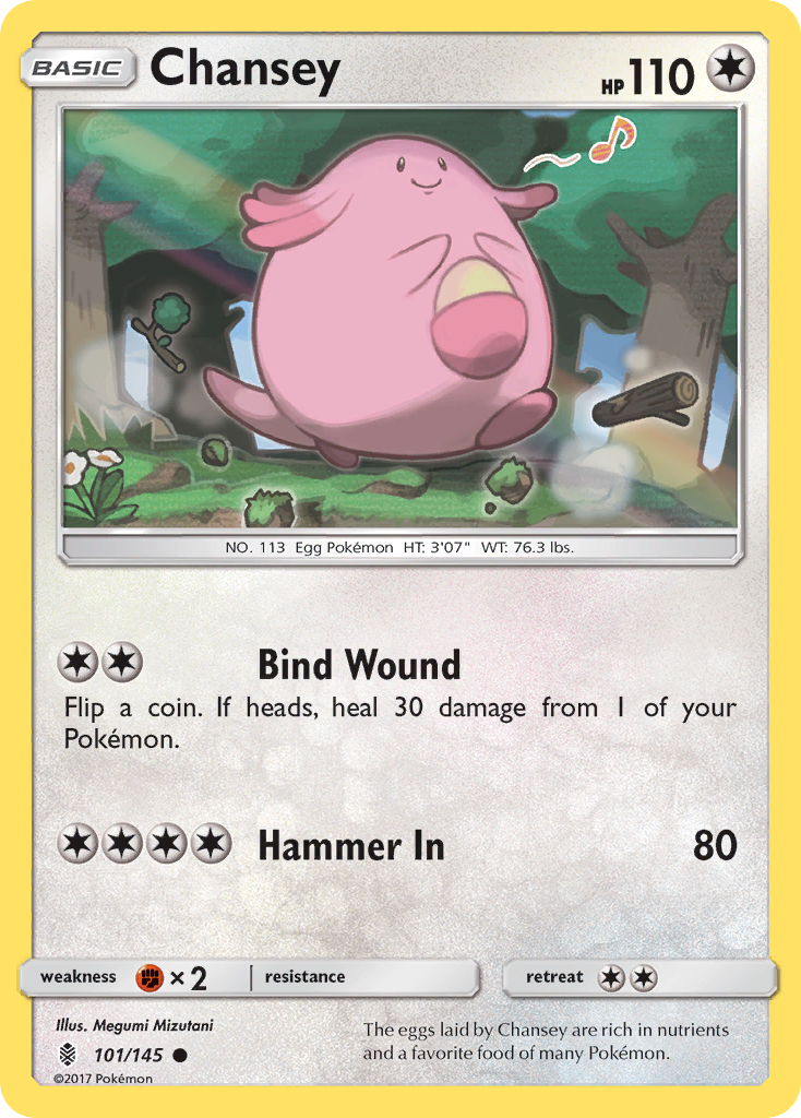 Chansey (101/145) [Sun & Moon: Guardians Rising] | Galaxy Games LLC