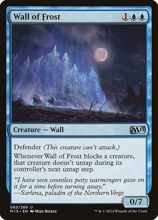 Wall of Frost [Magic 2015] | Galaxy Games LLC