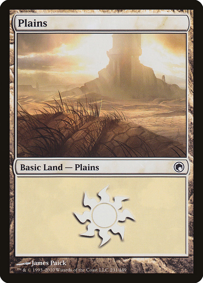 Plains (231) [Scars of Mirrodin] | Galaxy Games LLC