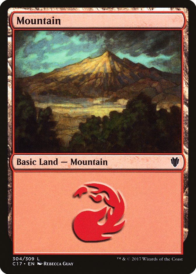 Mountain (304) [Commander 2017] | Galaxy Games LLC