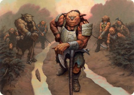 Hobgoblin Bandit Lord Art Card [Dungeons & Dragons: Adventures in the Forgotten Realms Art Series] | Galaxy Games LLC