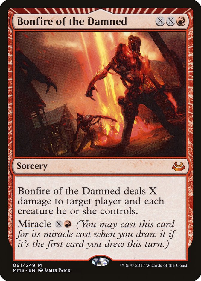 Bonfire of the Damned [Modern Masters 2017] | Galaxy Games LLC