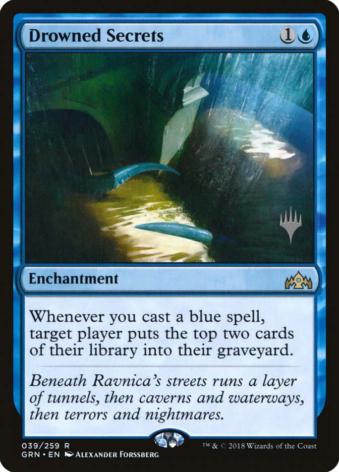 Drowned Secrets (Promo Pack) [Guilds of Ravnica Promos] | Galaxy Games LLC