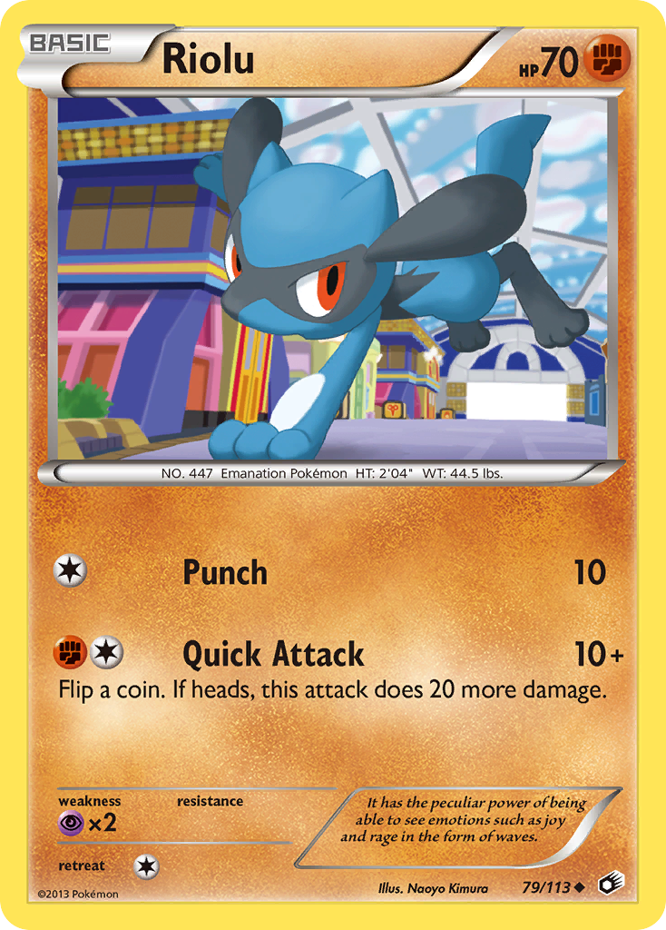 Riolu (79/113) [Black & White: Legendary Treasures] | Galaxy Games LLC