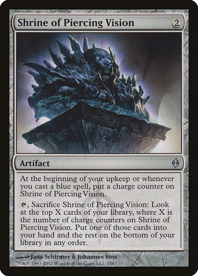 Shrine of Piercing Vision [New Phyrexia] | Galaxy Games LLC