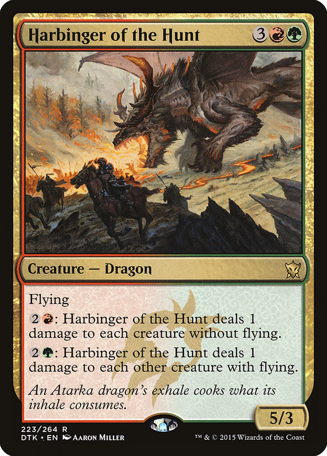 Harbinger of the Hunt [Dragons of Tarkir] | Galaxy Games LLC