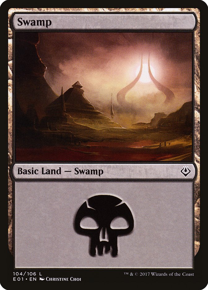 Swamp (104) [Archenemy: Nicol Bolas] | Galaxy Games LLC