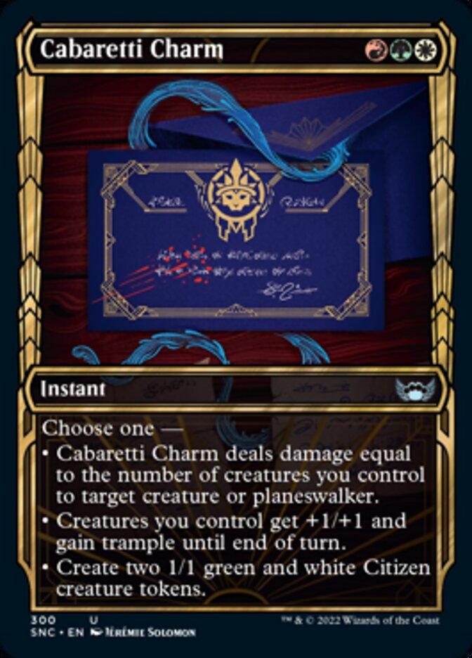 Cabaretti Charm (Showcase Golden Age) [Streets of New Capenna] | Galaxy Games LLC