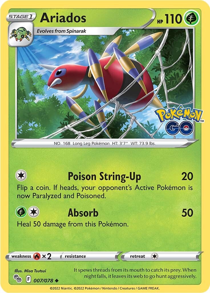 Ariados (007/078) [Pokémon GO] | Galaxy Games LLC