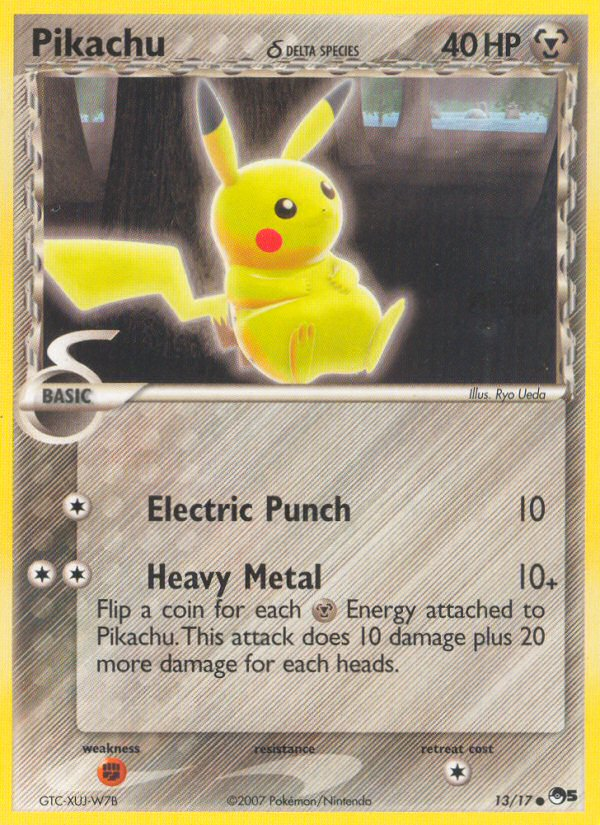 Pikachu (13/17) (Delta Species) [POP Series 5] | Galaxy Games LLC