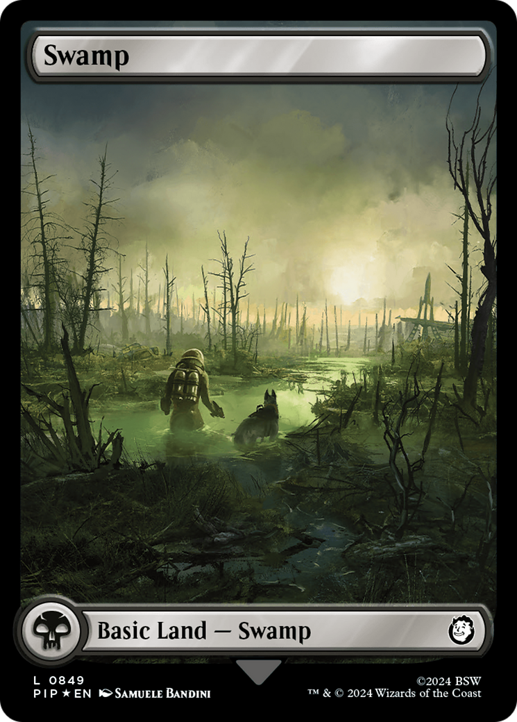 Swamp (0849) (Surge Foil) [Fallout] | Galaxy Games LLC