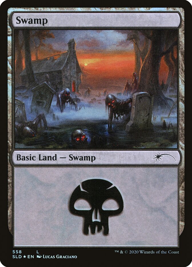 Swamp (Reanimated) (558) [Secret Lair Drop Promos] | Galaxy Games LLC
