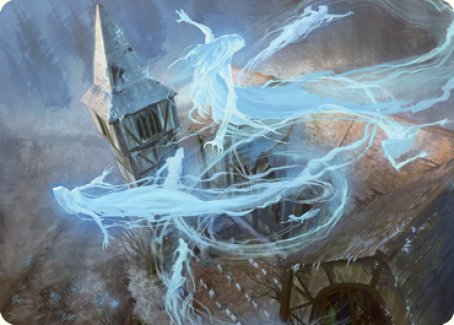 Hallowed Haunting Art Card [Innistrad: Crimson Vow Art Series] | Galaxy Games LLC