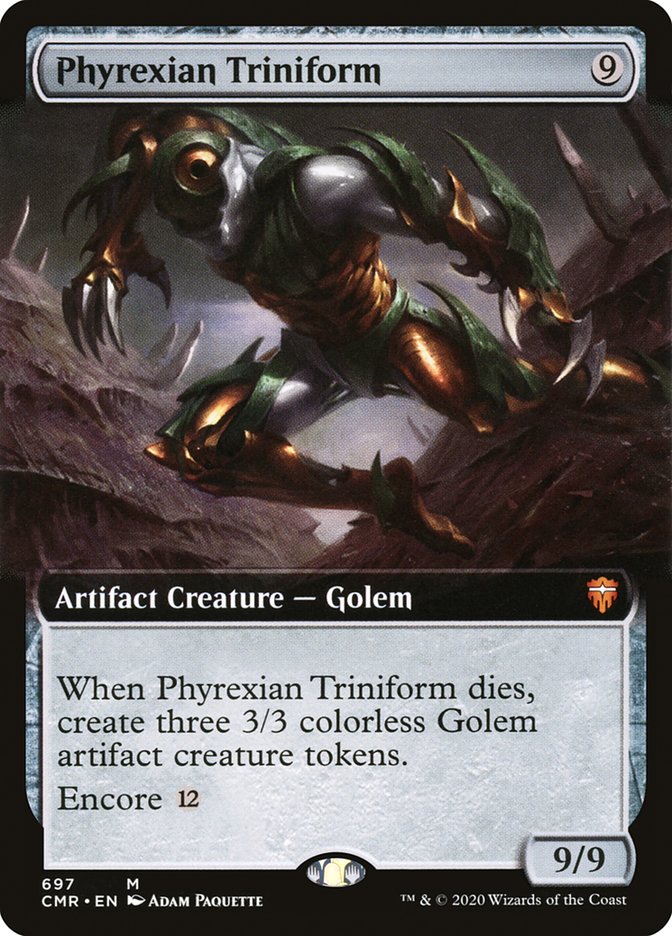 Phyrexian Triniform (Extended Art) [Commander Legends] | Galaxy Games LLC